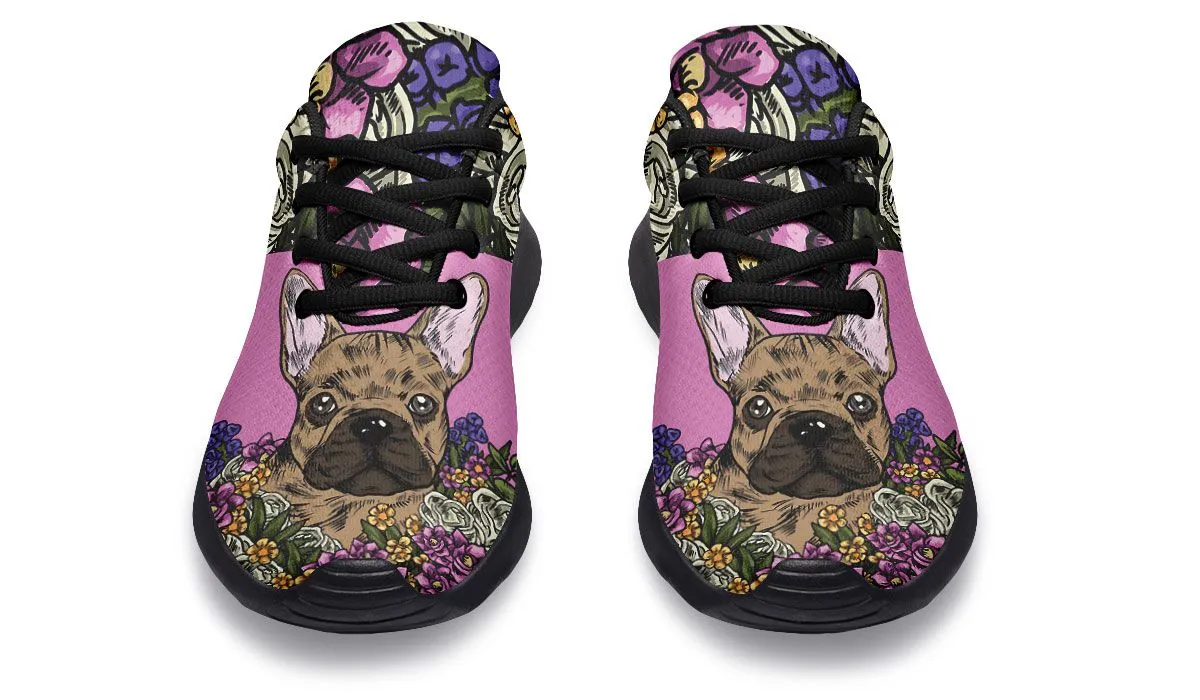 Illustrated French Bulldog Sneakers