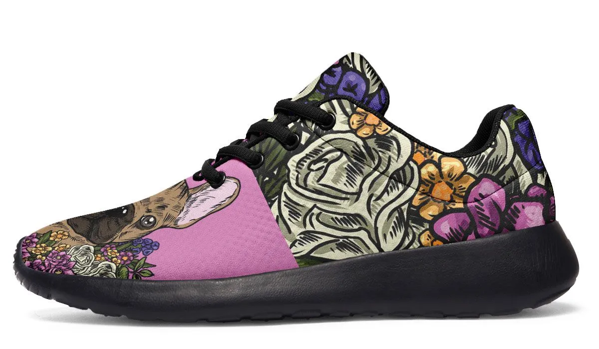 Illustrated French Bulldog Sneakers