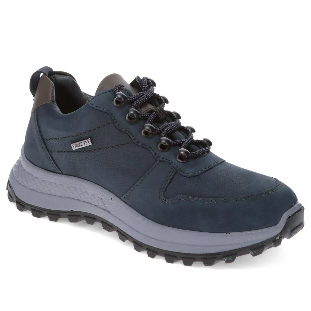 Lace-Up Leather Walking Trainers - SHAFI40005 / 326 266