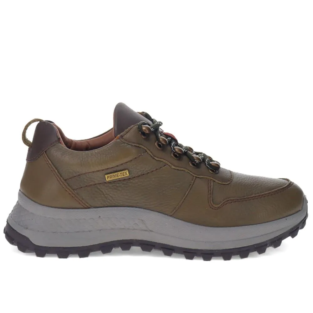 Lace-Up Leather Walking Trainers - SHAFI40005 / 326 266