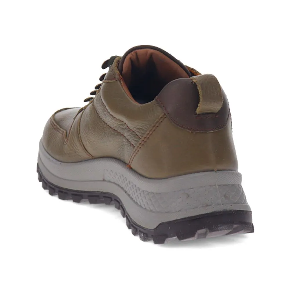 Lace-Up Leather Walking Trainers - SHAFI40005 / 326 266