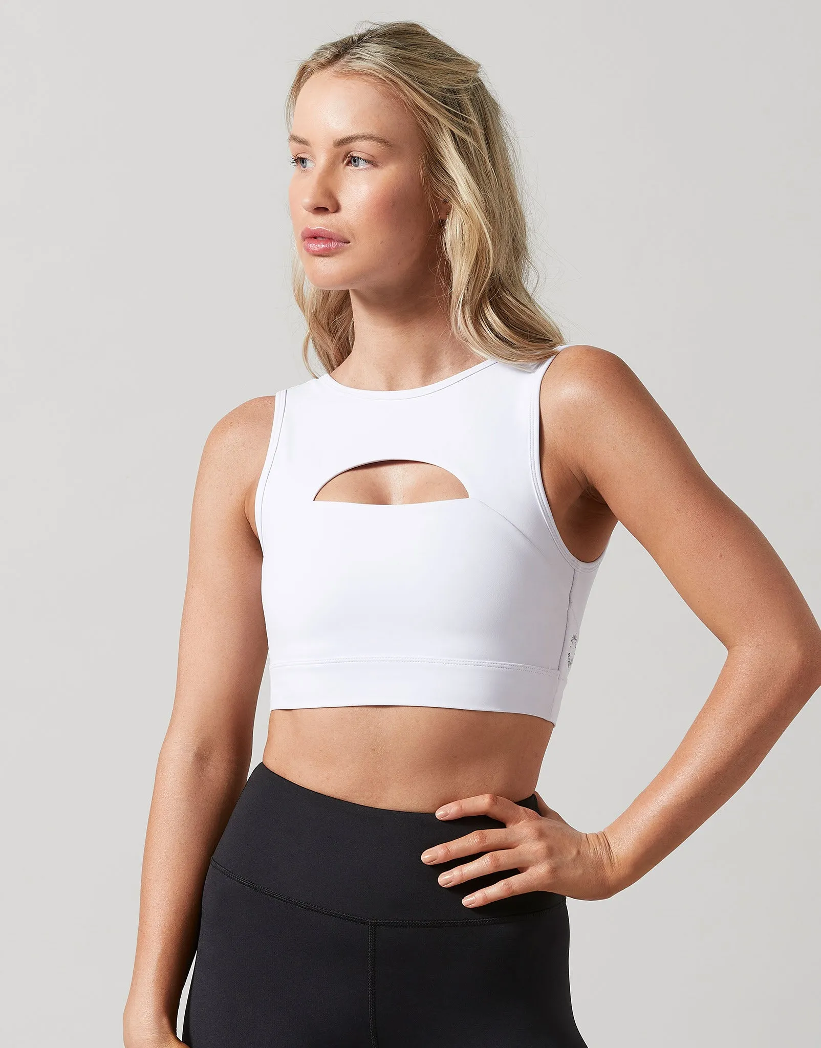 Marlow Sports Bra in White