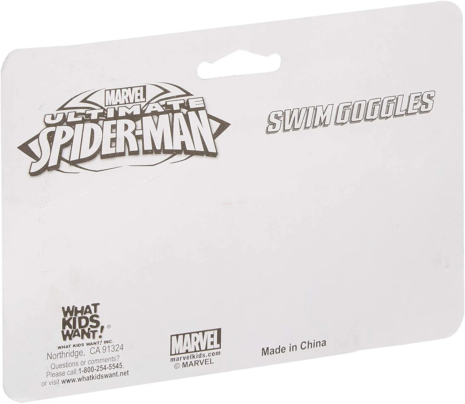 Marvel Ultimate Spider-Man Pool Swim Goggles, 4  Years old
