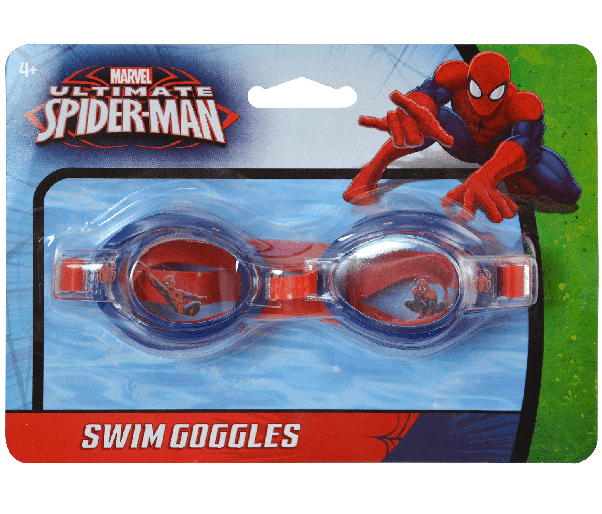 Marvel Ultimate Spider-Man Pool Swim Goggles, 4  Years old