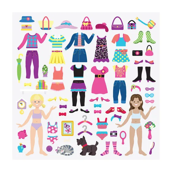Melissa & Doug Puffy Dress Up Sticker Activity Book