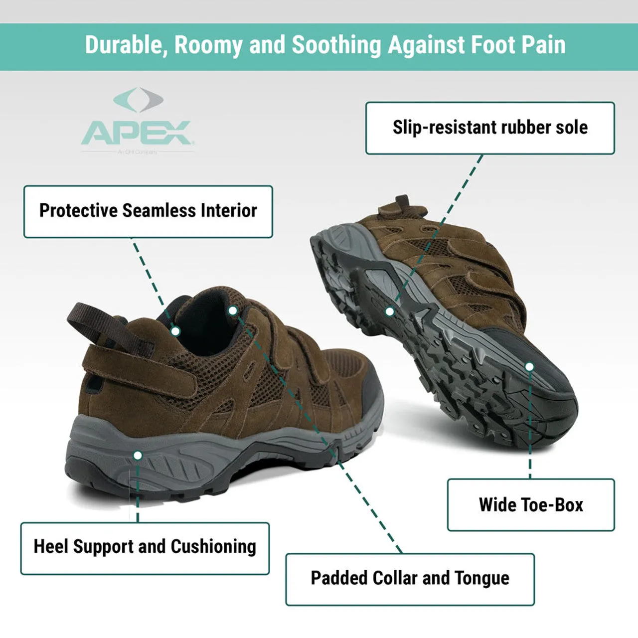 Men's Balance Hiker in Brown Wide