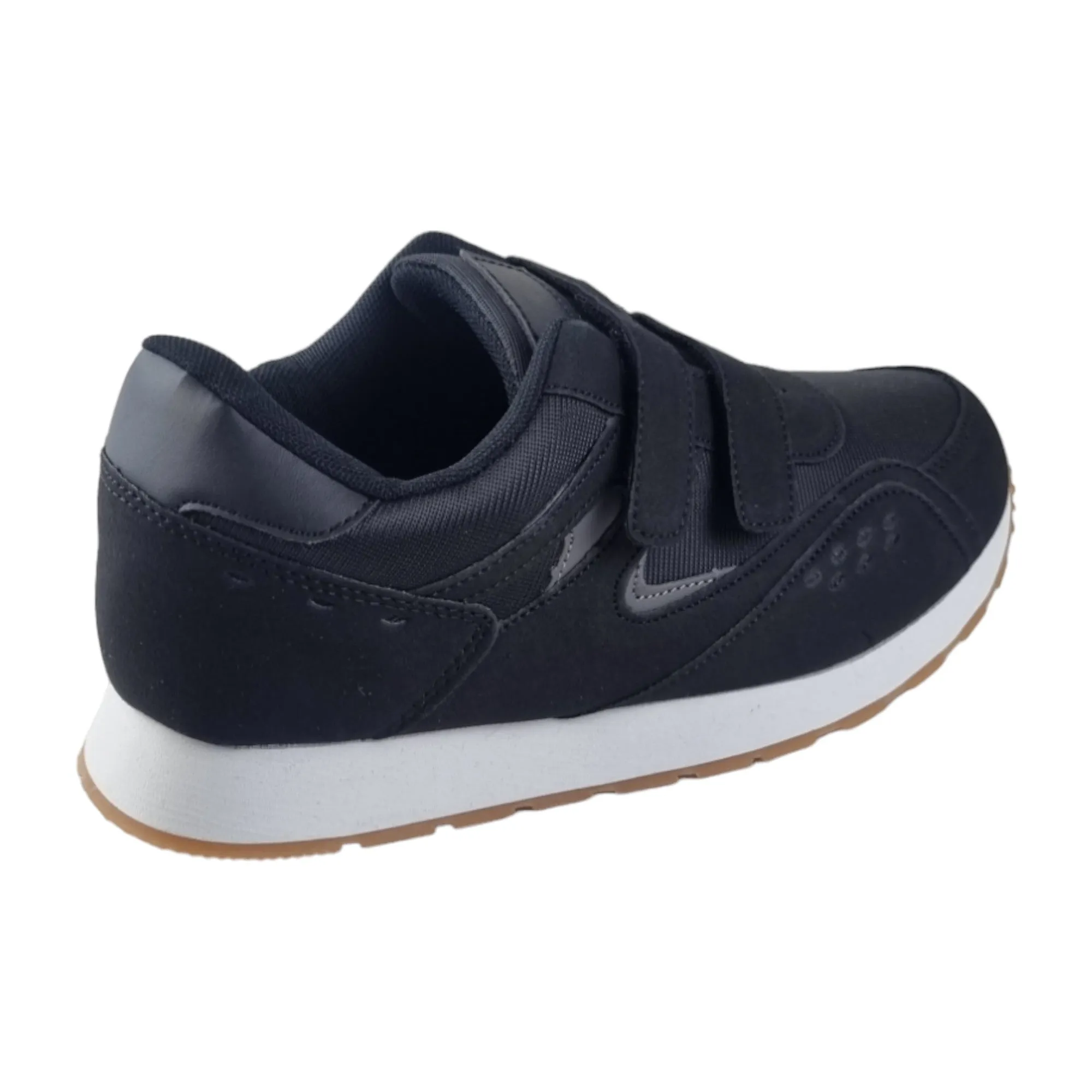 Mens Grosby Cobber Velcro Shoes Black
