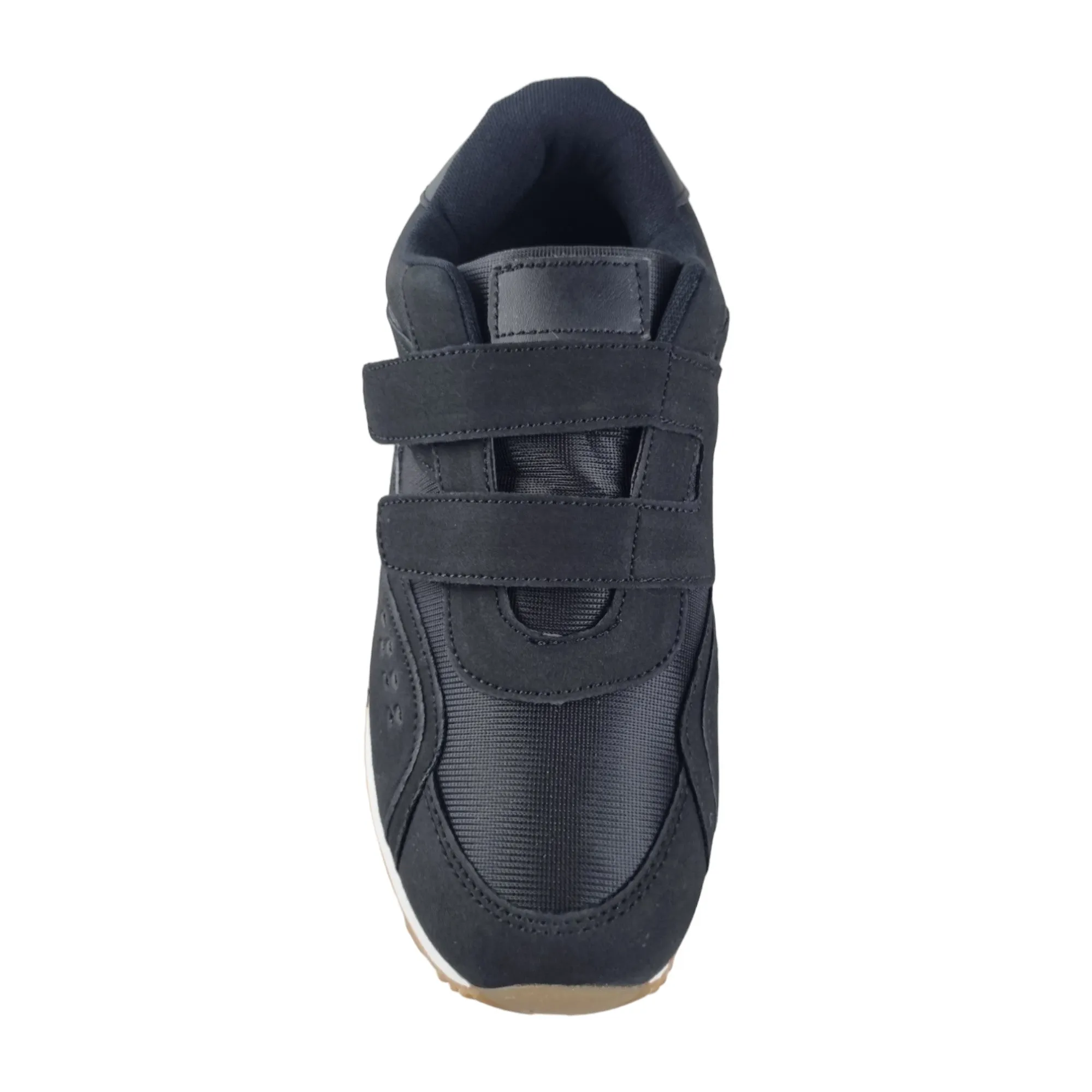 Mens Grosby Cobber Velcro Shoes Black