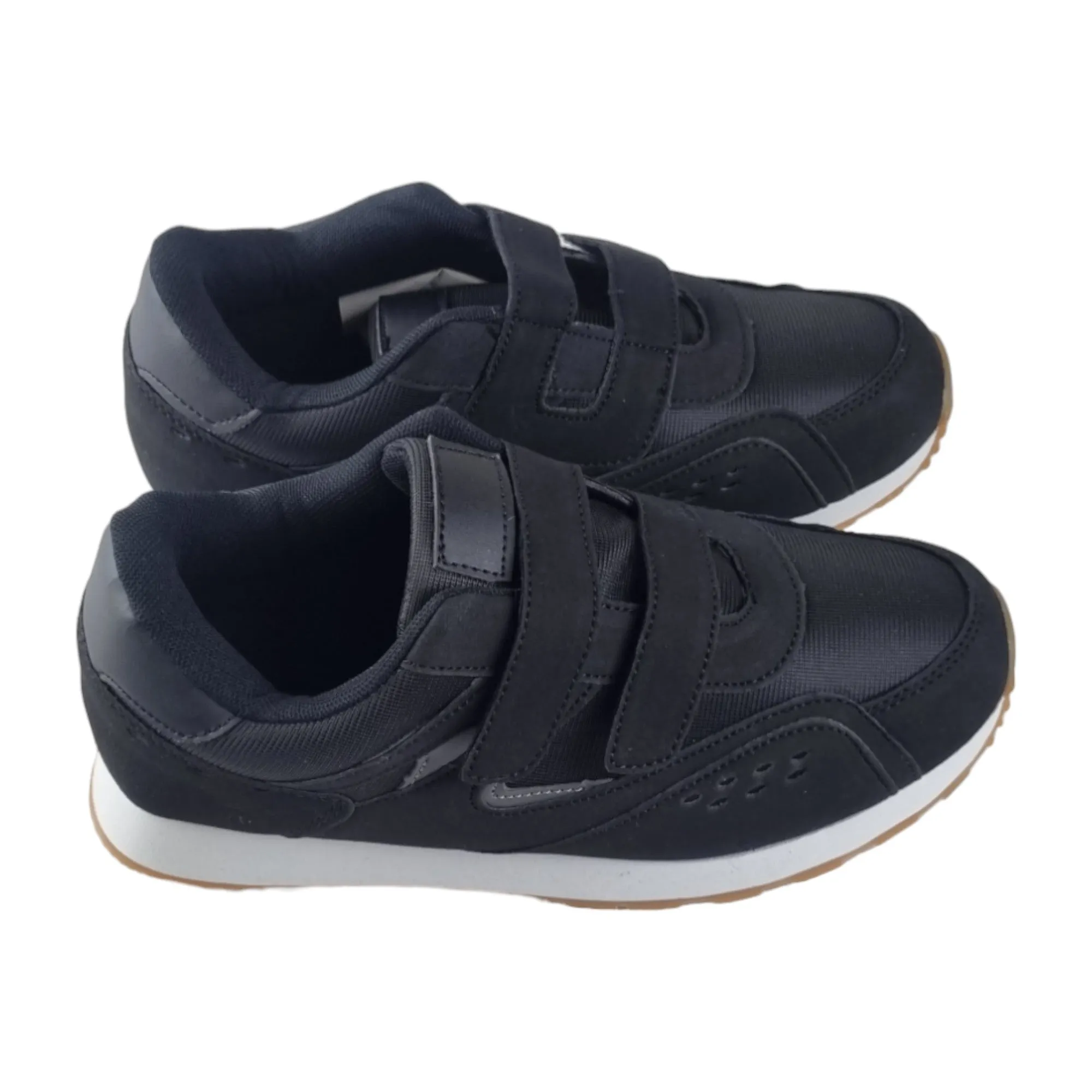 Mens Grosby Cobber Velcro Shoes Black