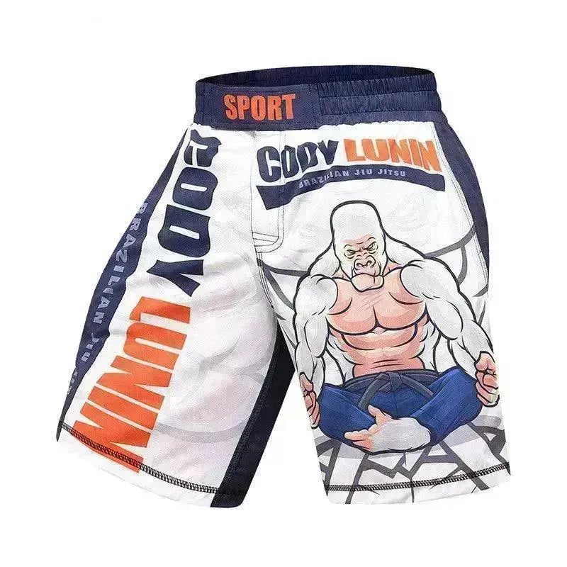 Men's Gym Jiu Jitsu Sanda Shorts