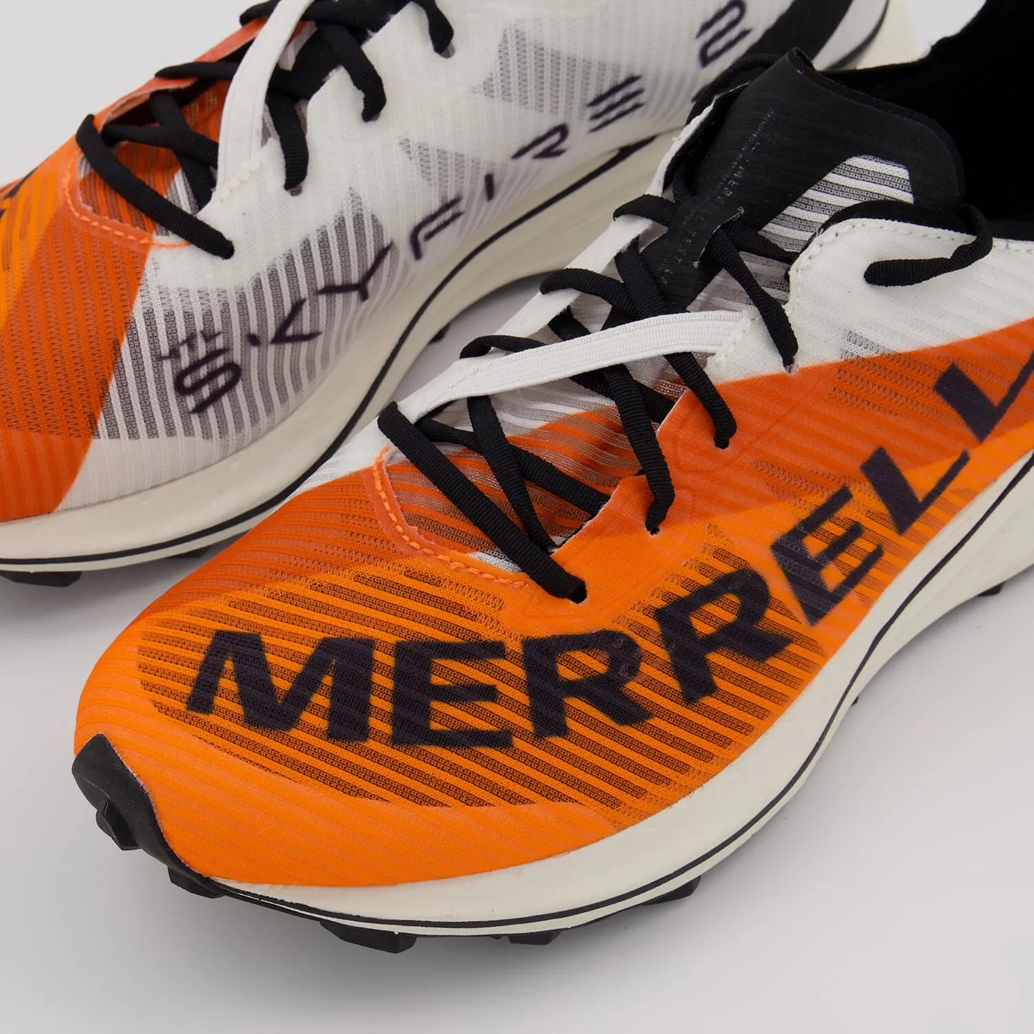 MERRELL  White & Orange Skyfire Trainers