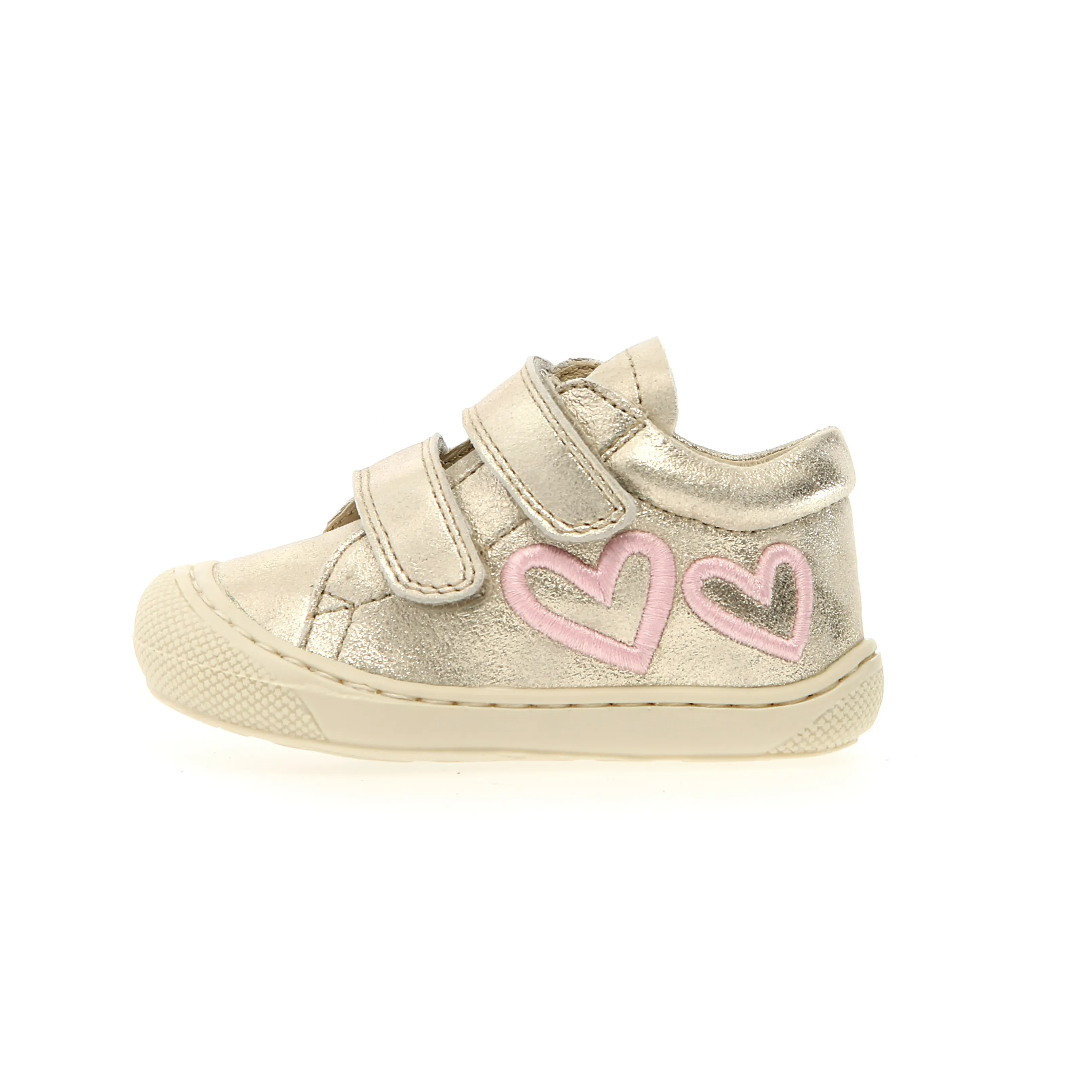 Naturino Girl's Glow Vl Casual Shoes - Platinum