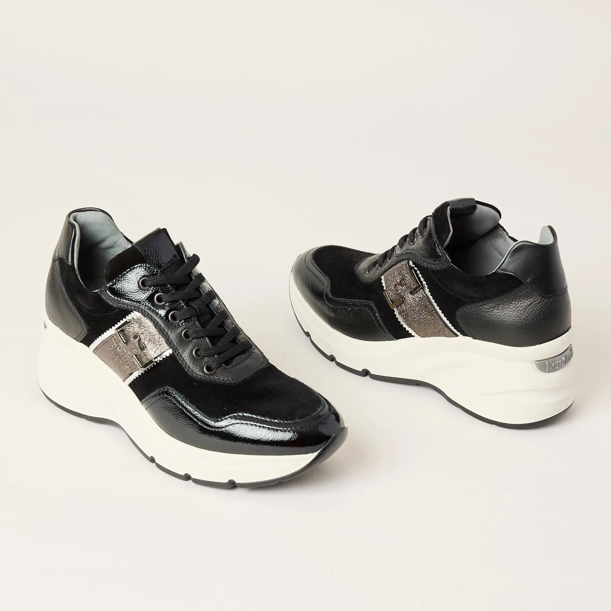 NeroGiardini Multi Black Trainers