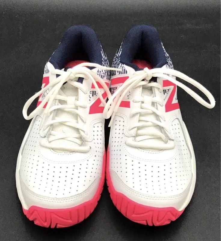 New Balance Women's 696 v3 WC696AL3 White Blue Athletic Shoes - Size 12