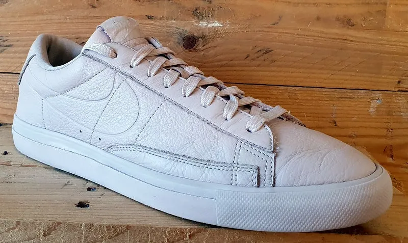 Nike Blazer Low Leather Trainers UK10/US11/EU45 371760-605 Slit Red/Gum