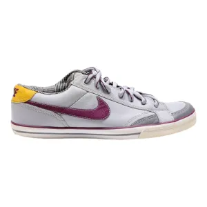 NIKE Capri II Low Top Trainers Grey Leather Womens UK 8.5