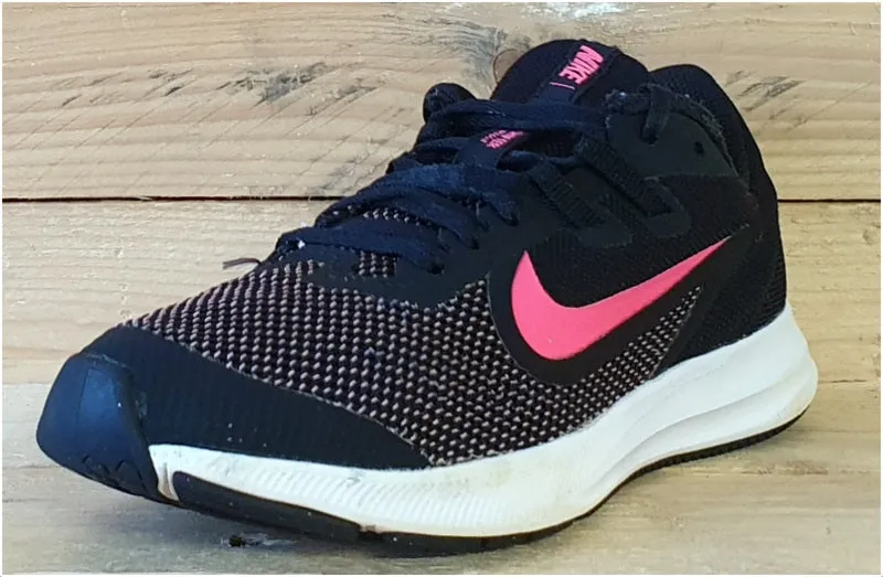 Nike Downshifter 9 Low Running Trainers UK3/US3.5Y/EU35.5 AR4135-003 Black/Pink
