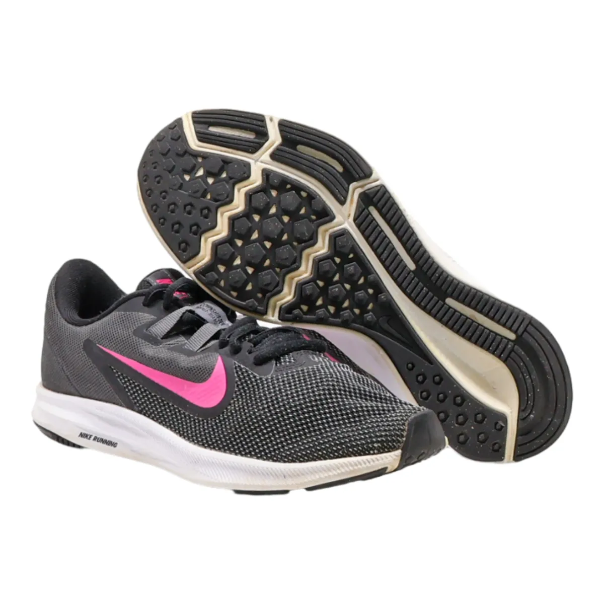 NIKE Downshifter Sneaker Trainers Black Synthetic Womens UK 4.5