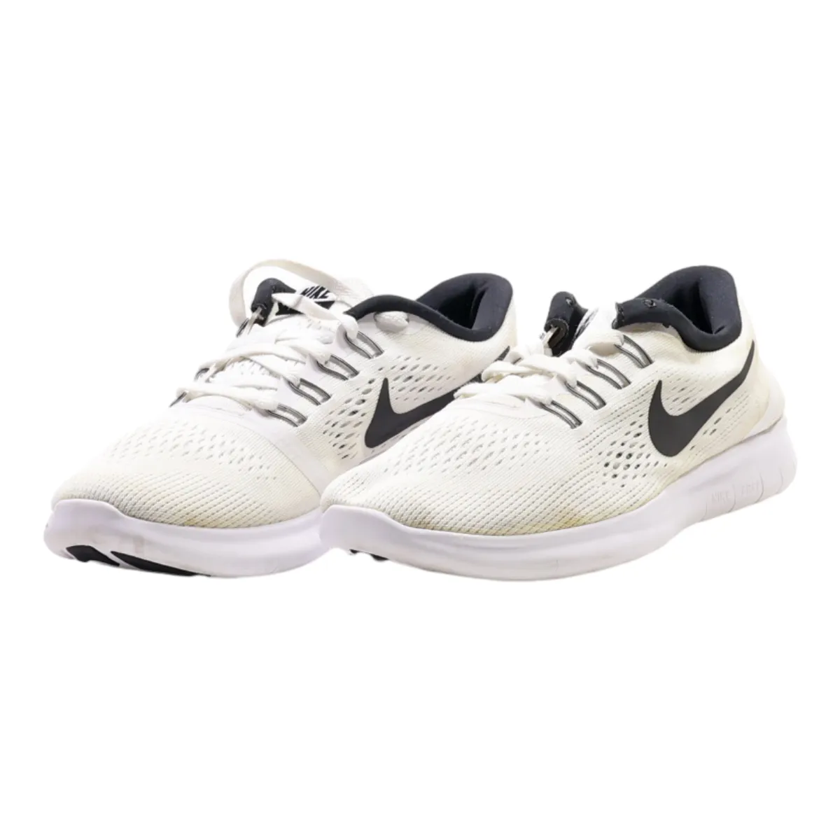 NIKE Free RN Sneaker Trainers White Synthetic Womens UK 4.5