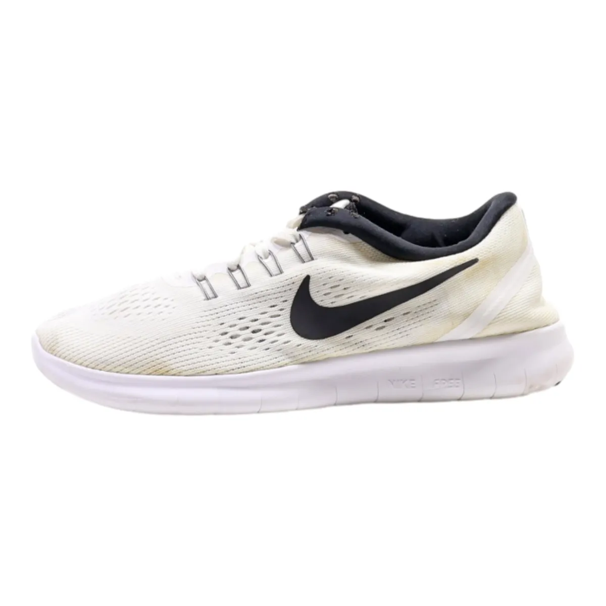 NIKE Free RN Sneaker Trainers White Synthetic Womens UK 4.5