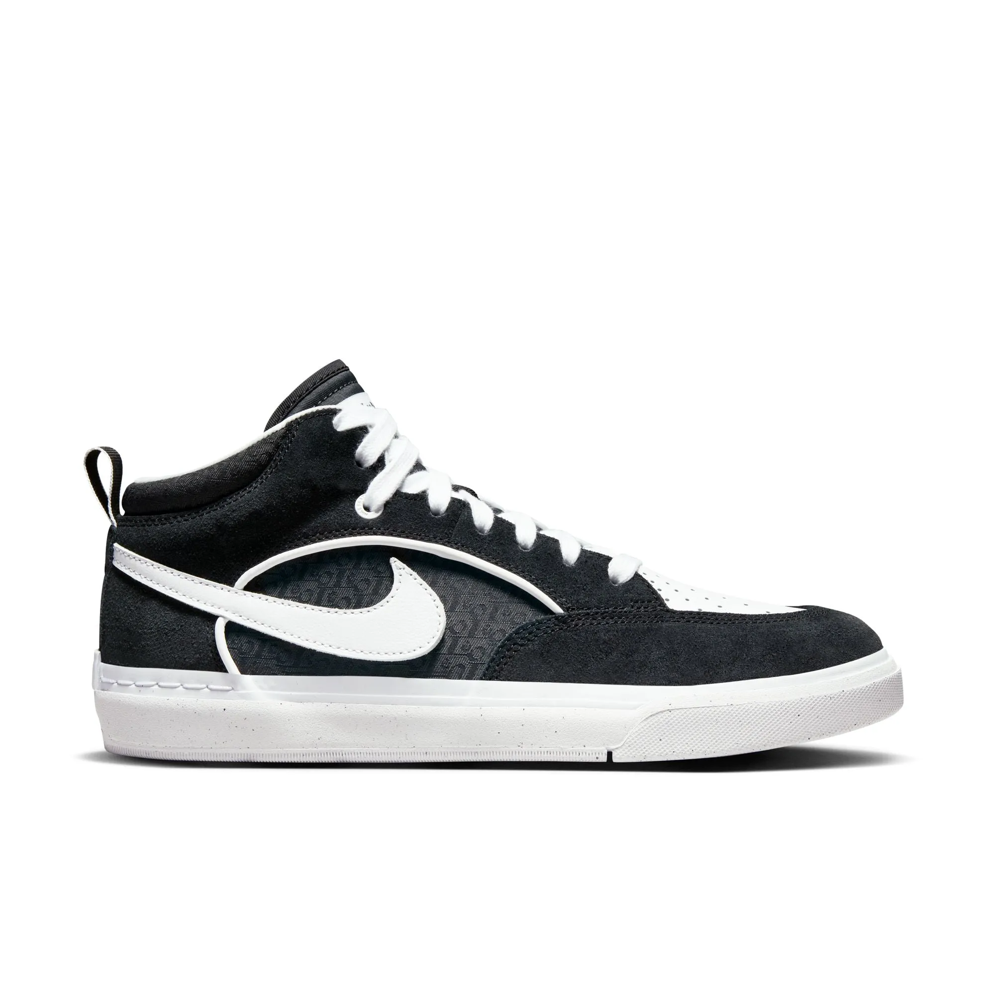 Nike SB React Leo Black White Black Gum Light Brown
