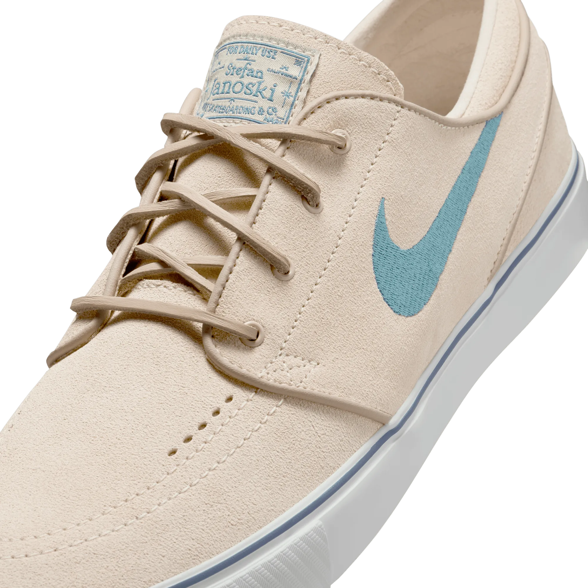 Nike SB Zoom Janoski OG  Skateboard Shoe - Sand Drift/Smokey Blue-Thunder Blue