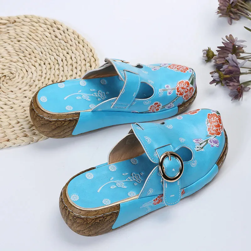 Non-Slip Floral Printed Slippers