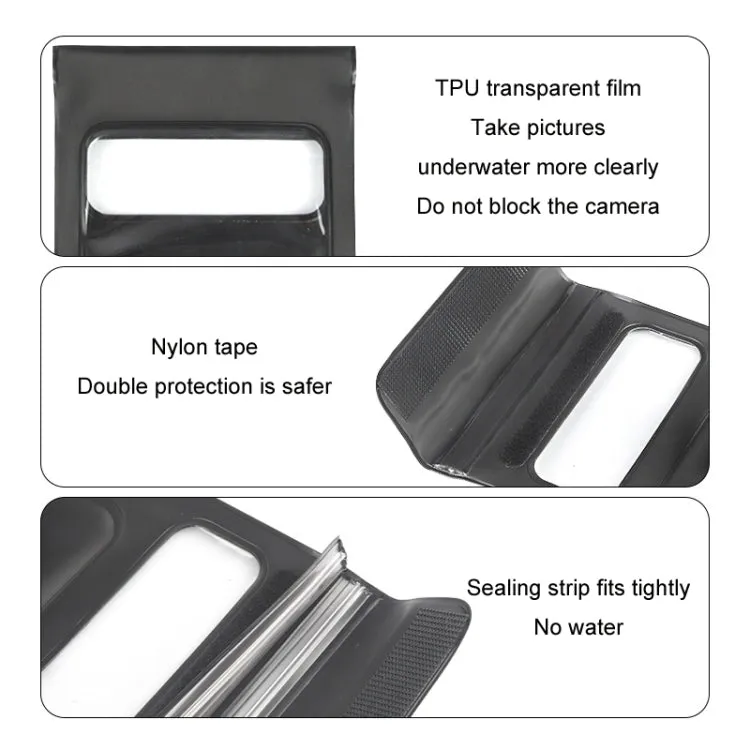 Outdoor Cycling Mobile Phone Navigation Waterproof Bracket(Black)