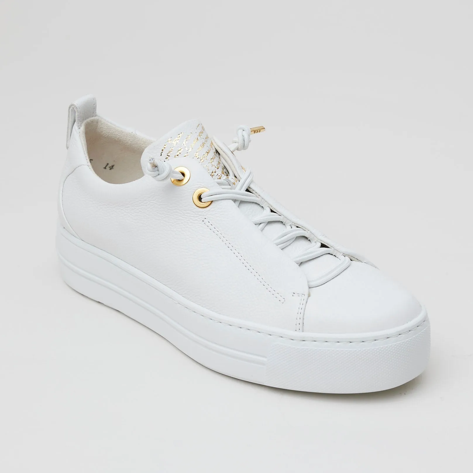 Paul Green White Leather Trainers