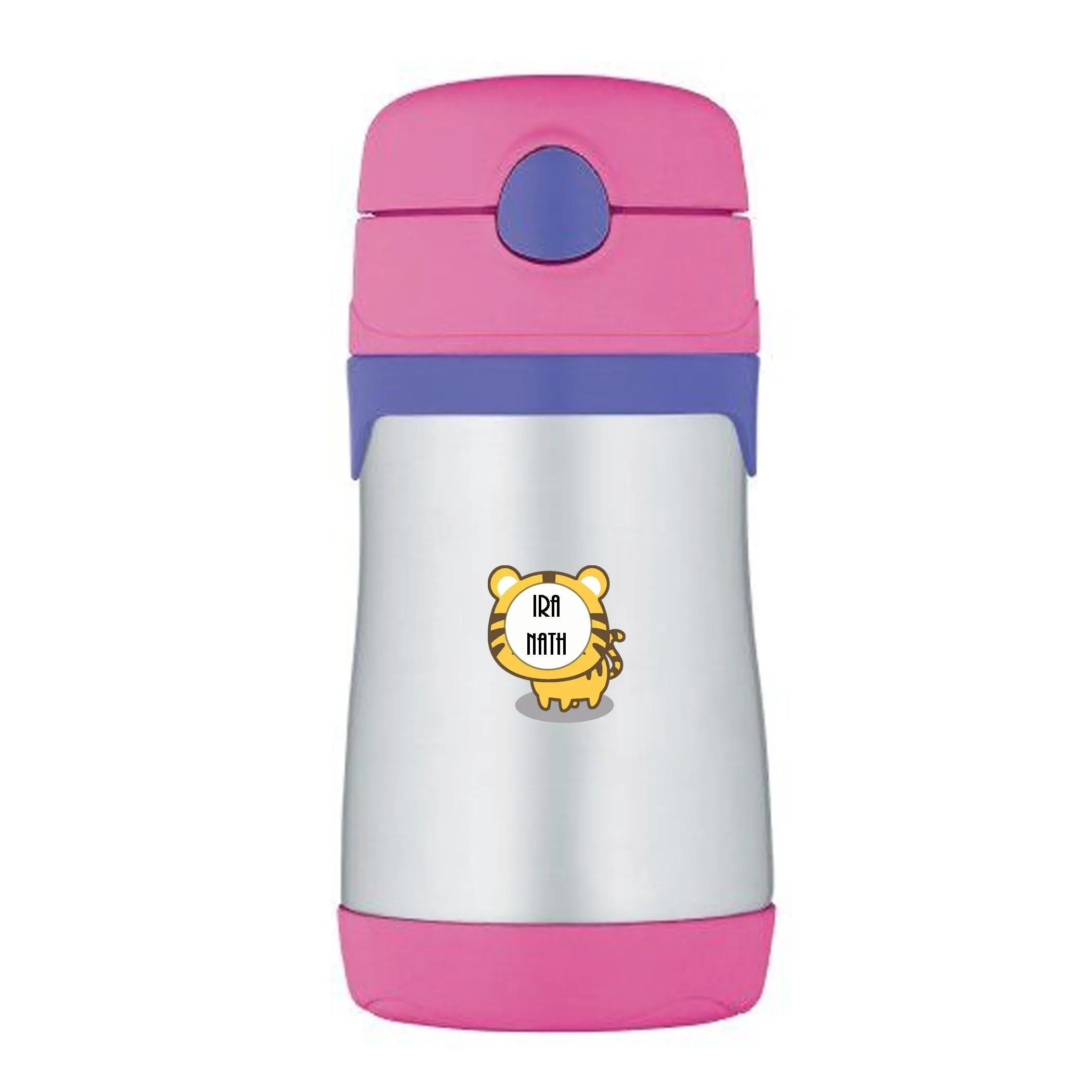 Personalised Custom Shape Sticker- Baby Tiger Shape