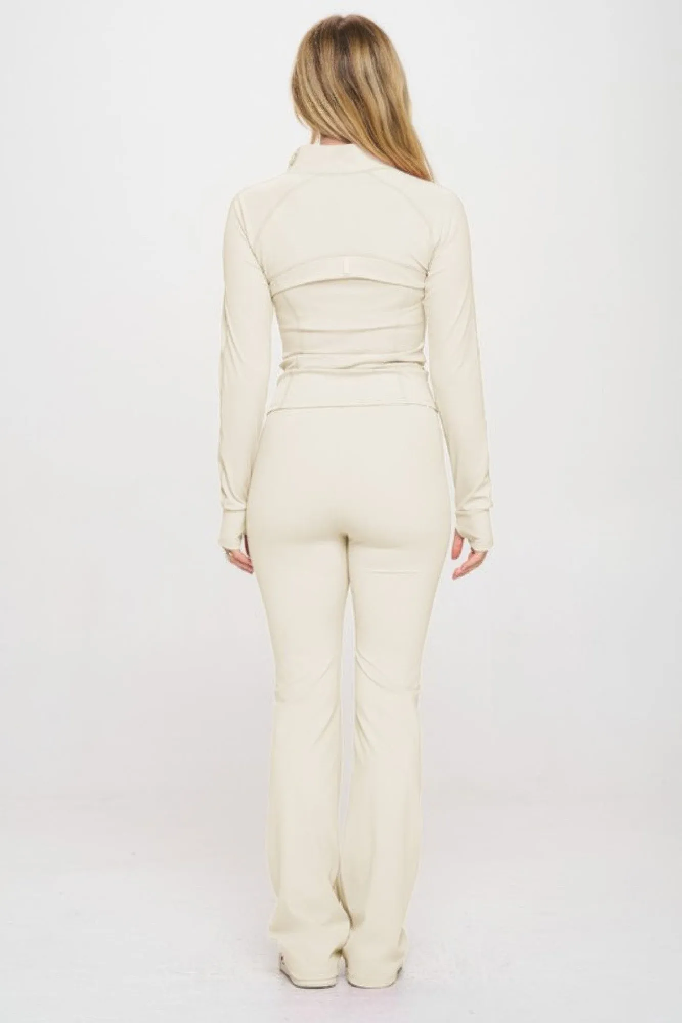 Premium Yoga Jacket With Jumpsuit Set