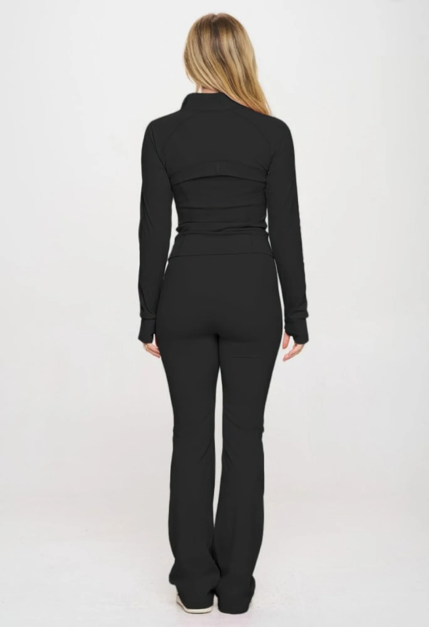 Premium Yoga Jacket With Jumpsuit Set