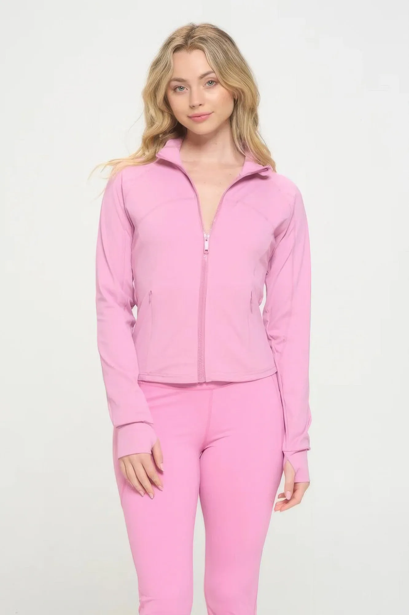 Premium Yoga Jacket With Jumpsuit Set