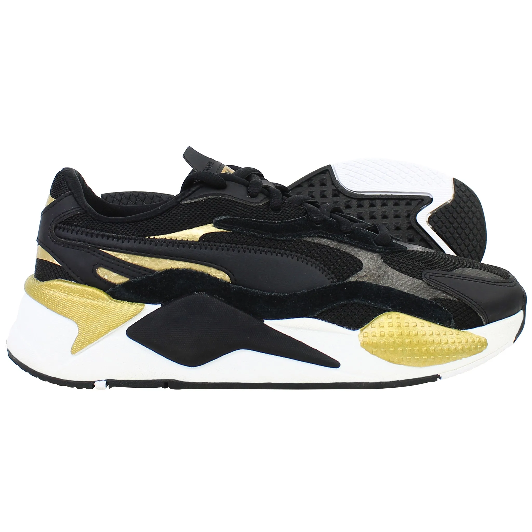 Puma RS-X Gold Mens Black Trainers