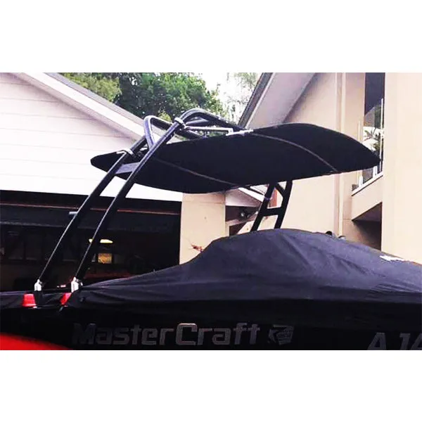 Reborn Launch Boat Wakeboard Tower Plus Pro Tower Bimini Top Black