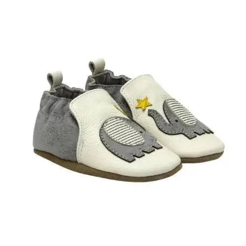 Robeez Soft Soles - Ivory Elephant