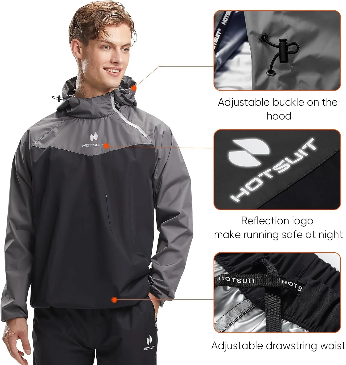 Sauna Suit for Men | Sweat Jacket & Pants
