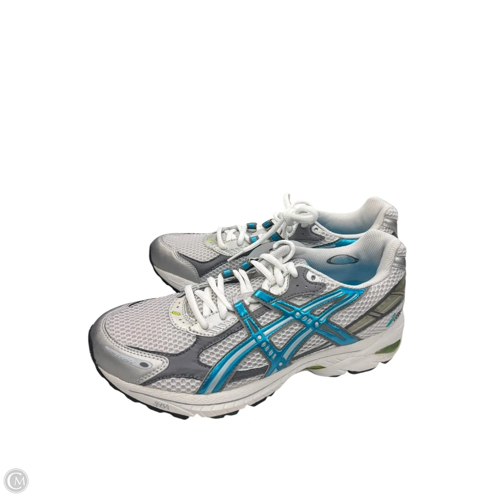 Shoes Athletic By Asics In Blue & Grey, Size: 10