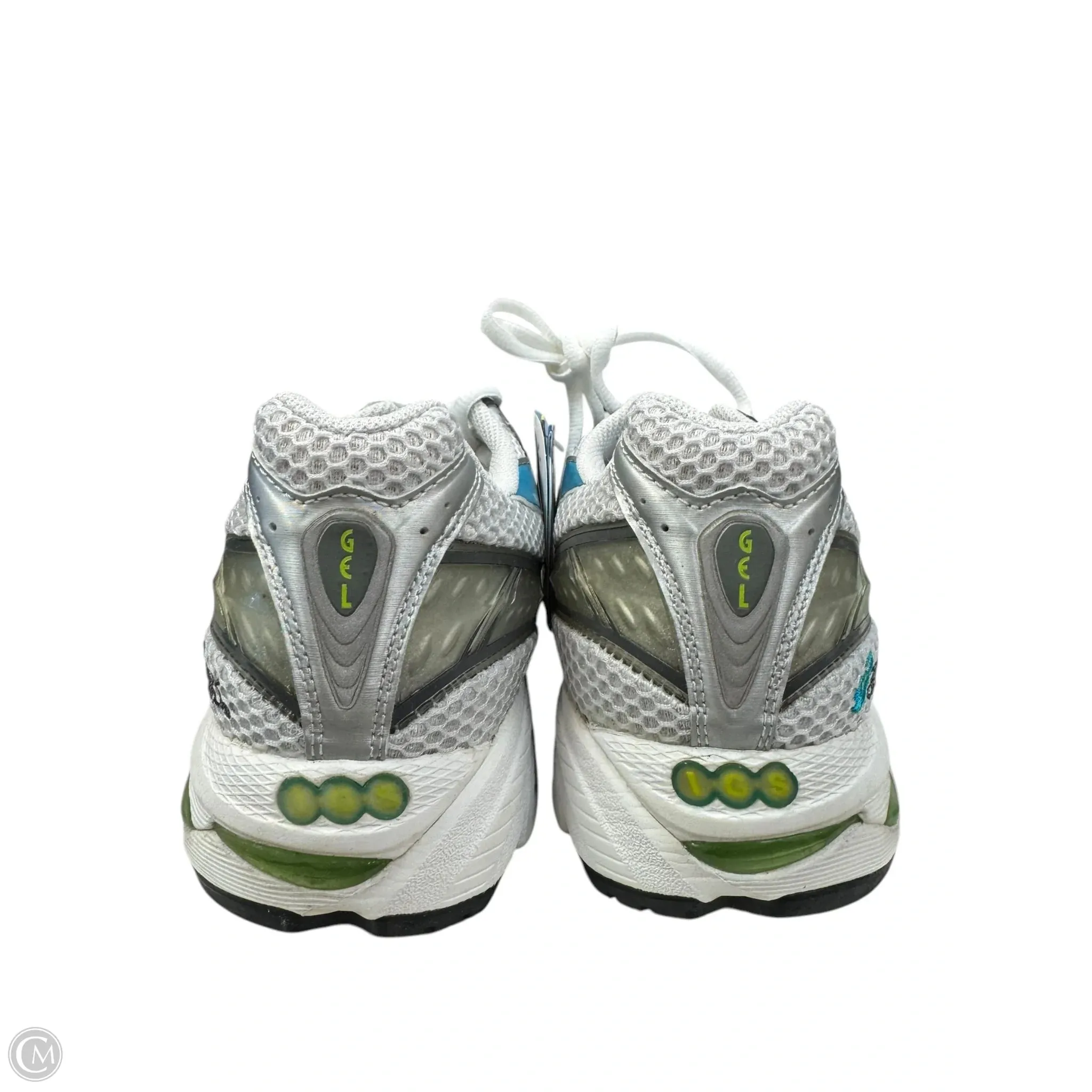 Shoes Athletic By Asics In Blue & Grey, Size: 10