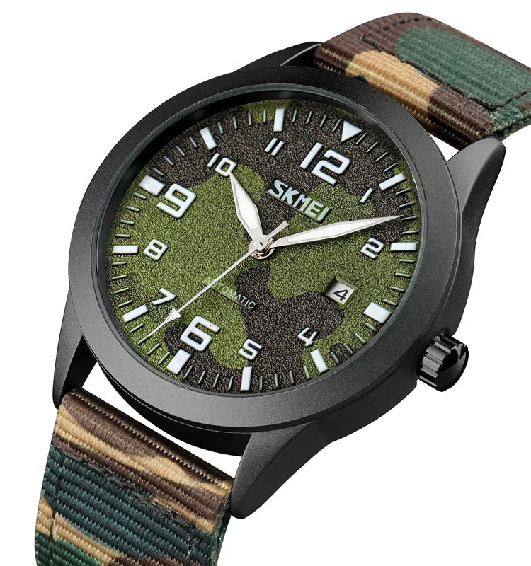 Sports camo wind automatic mechanical watch W2392846