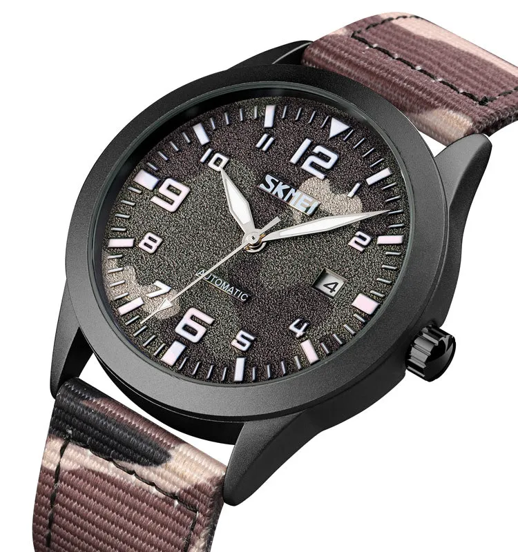 Sports camo wind automatic mechanical watch W2392846