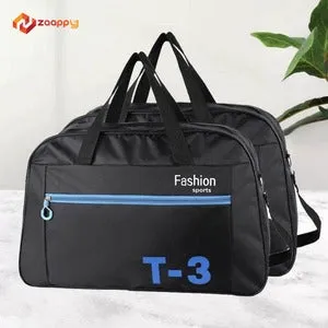 Stylish Black T-3 Fashion Sports And Athletic Gear Travel Bag For Men