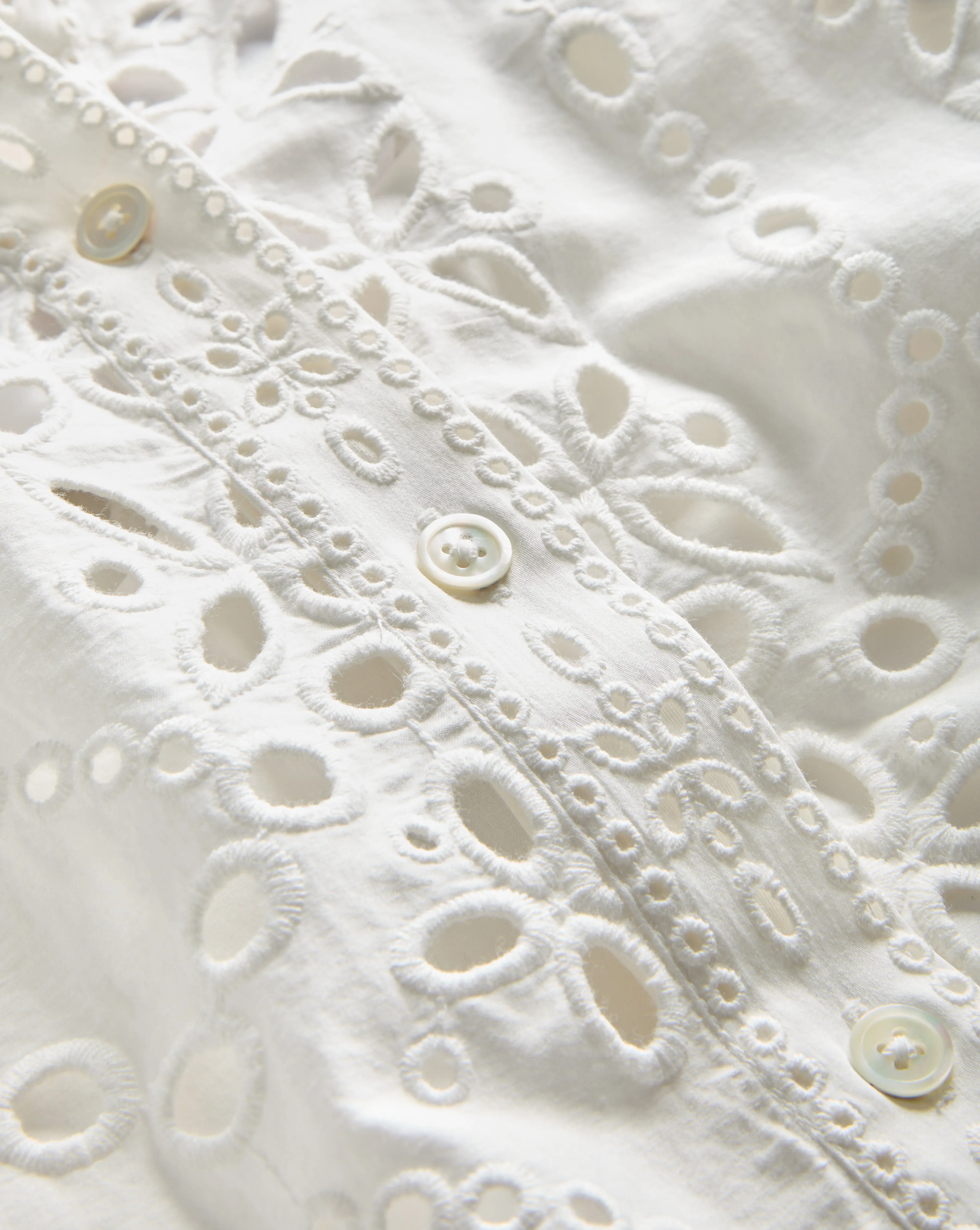 Sumatra Cotton Eyelet Dress