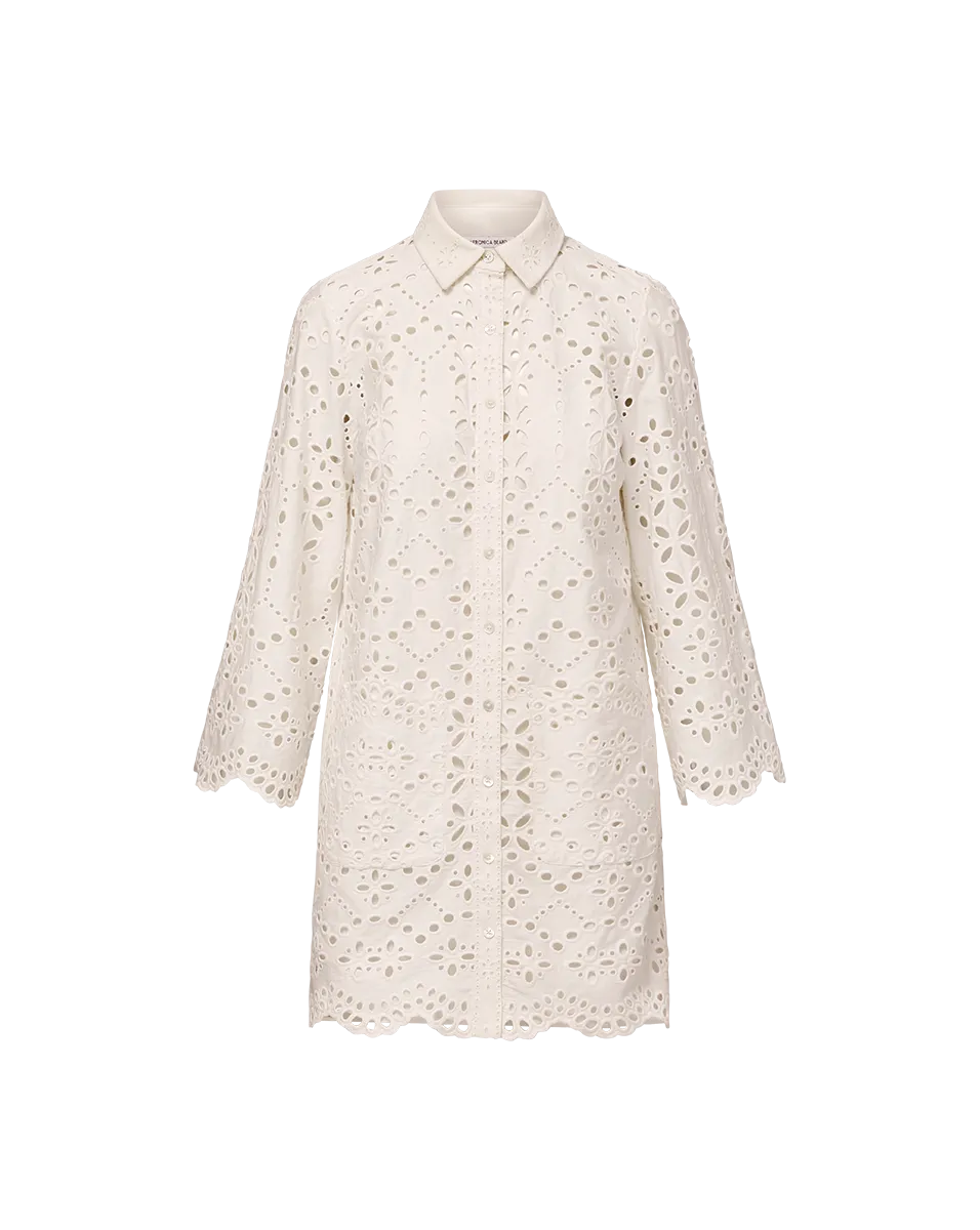 Sumatra Cotton Eyelet Dress