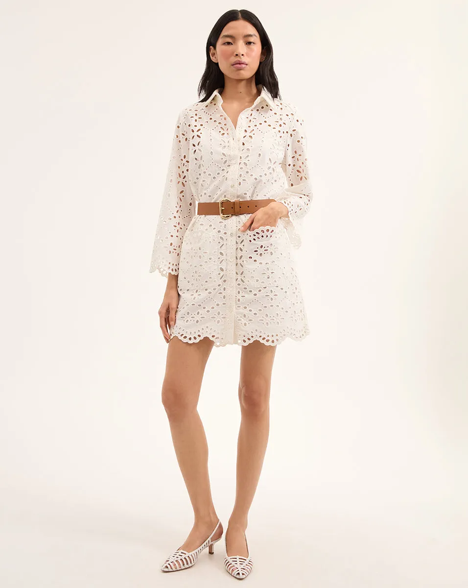 Sumatra Cotton Eyelet Dress