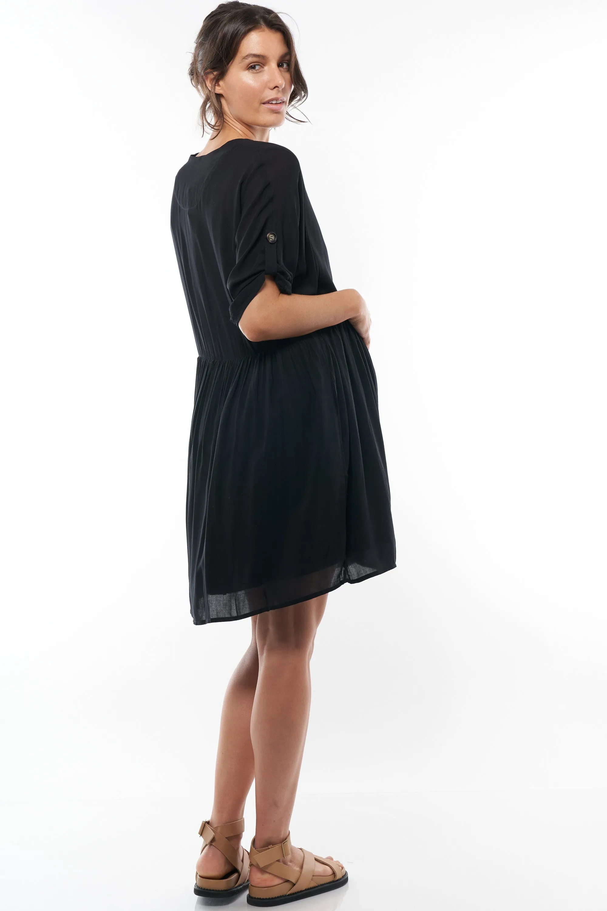 Sunrise Button Front Dress