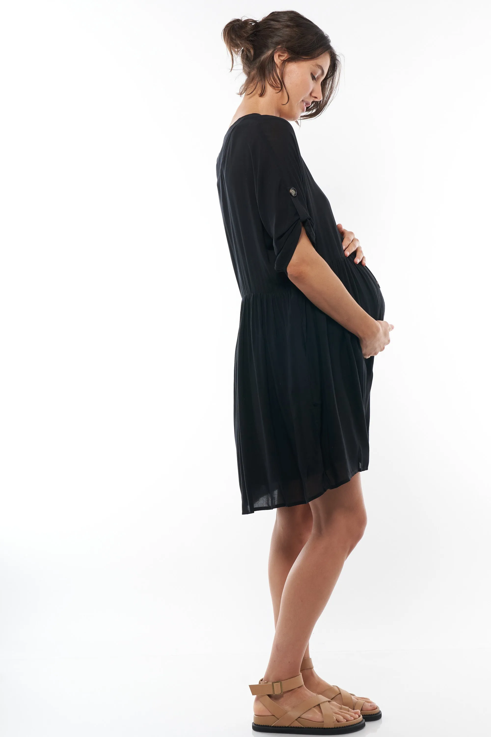 Sunrise Button Front Dress