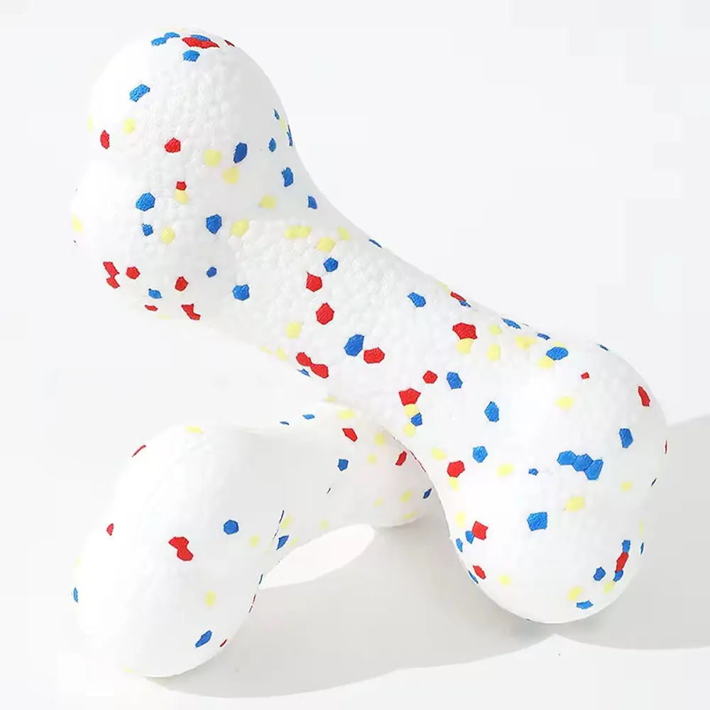 Talking Dog Club Bloom Bone Heavy Chew Toy for Dogs (White)
