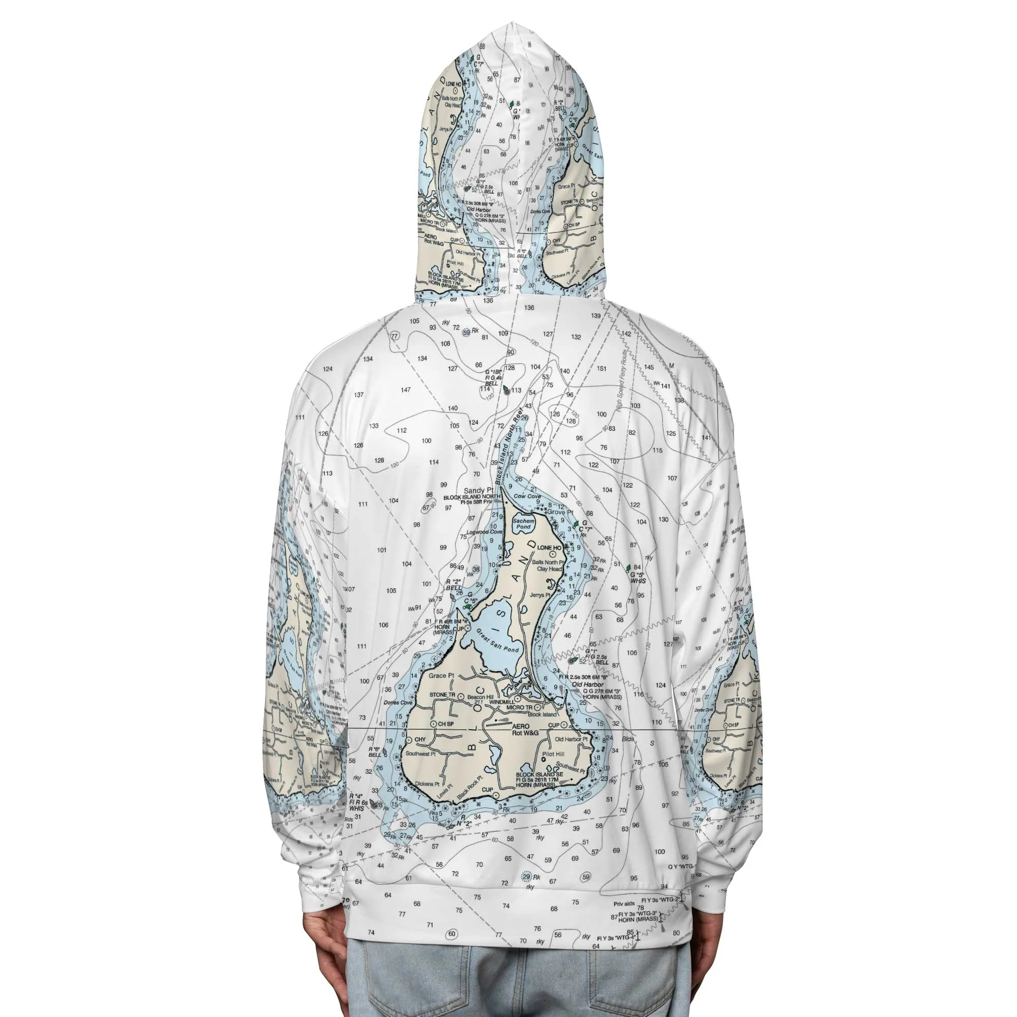 The Block Island Hooded Performance Sports Shirt