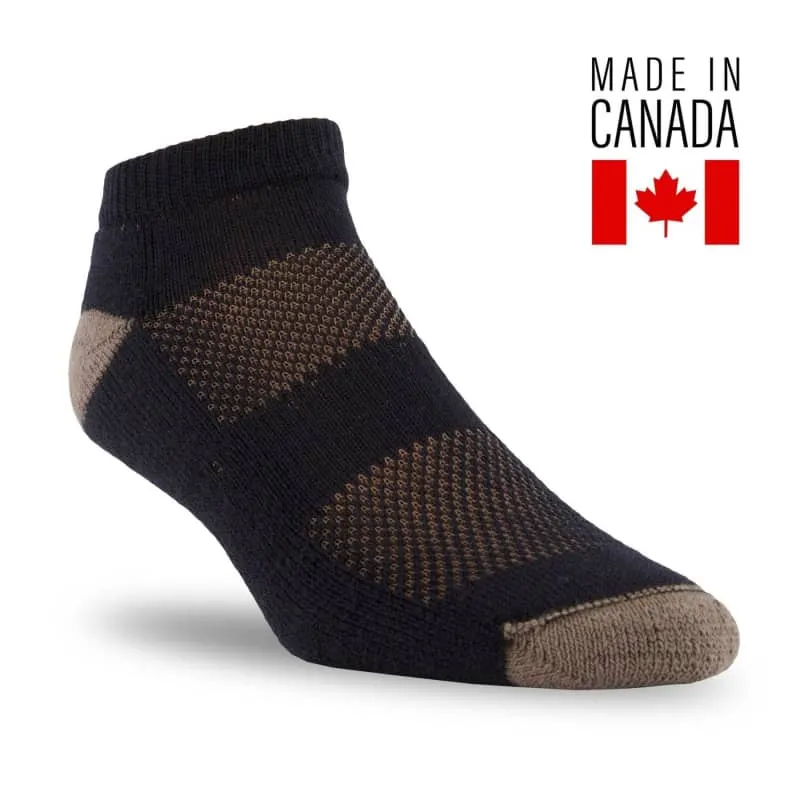 The Great Canadian Sox Co. J.B. FIELD'S ANKLE MERINO WOOL MESH HIKER (2PK)